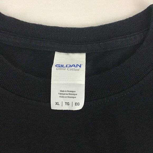 Men's Stan Lee Avengers Black Graphic T Shirt Size XL Marvel Comic Characters - Picture 6 of 6